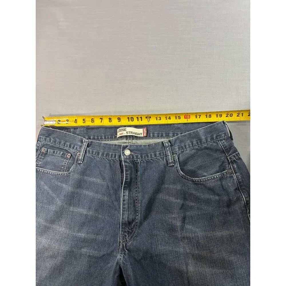 Levi's 569 Loose Straight Jeans Mens 42x30 Fits 40x27 Baggy Denim Skater Casual